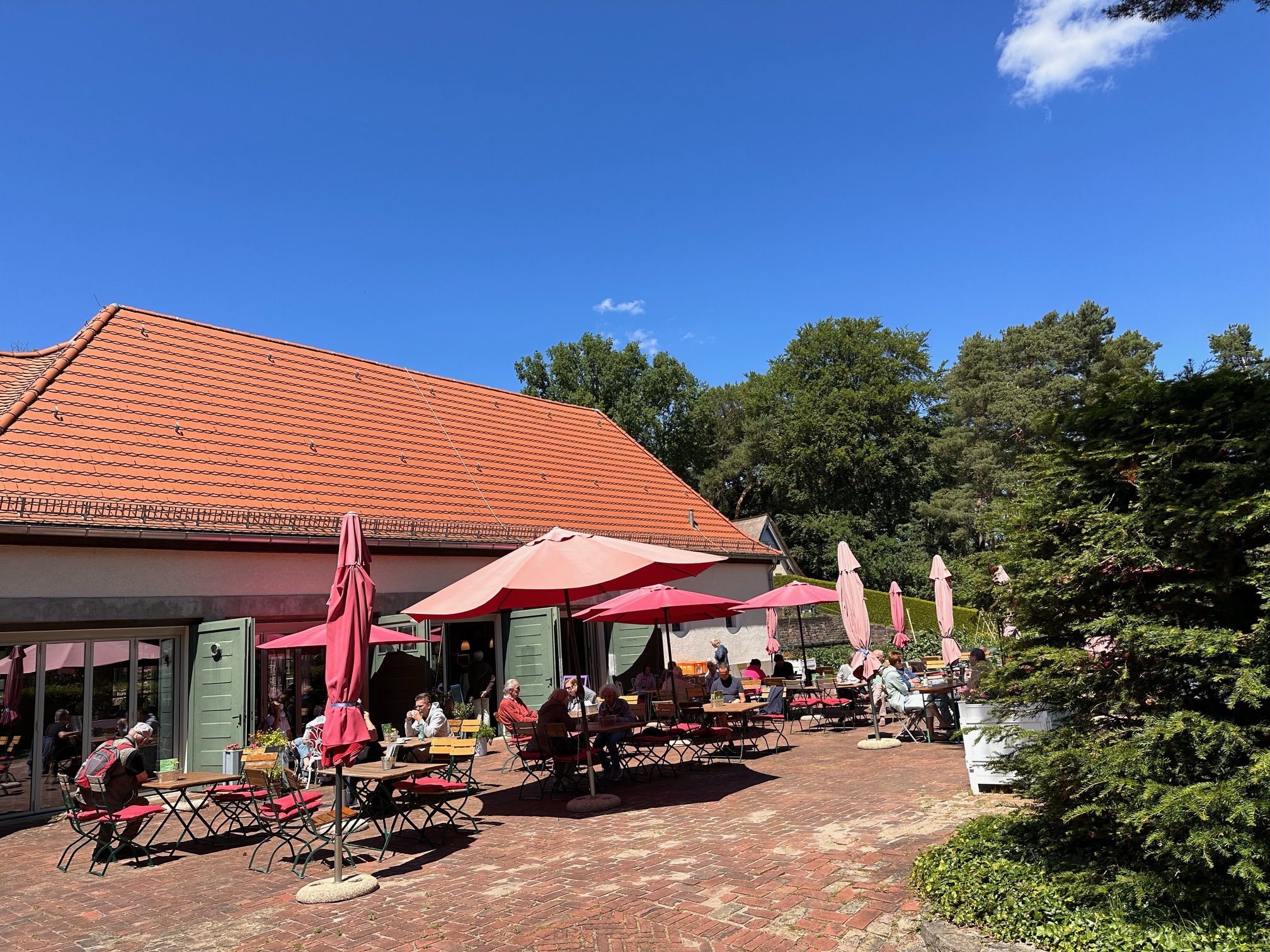 Somercafé im Landhausgarten
