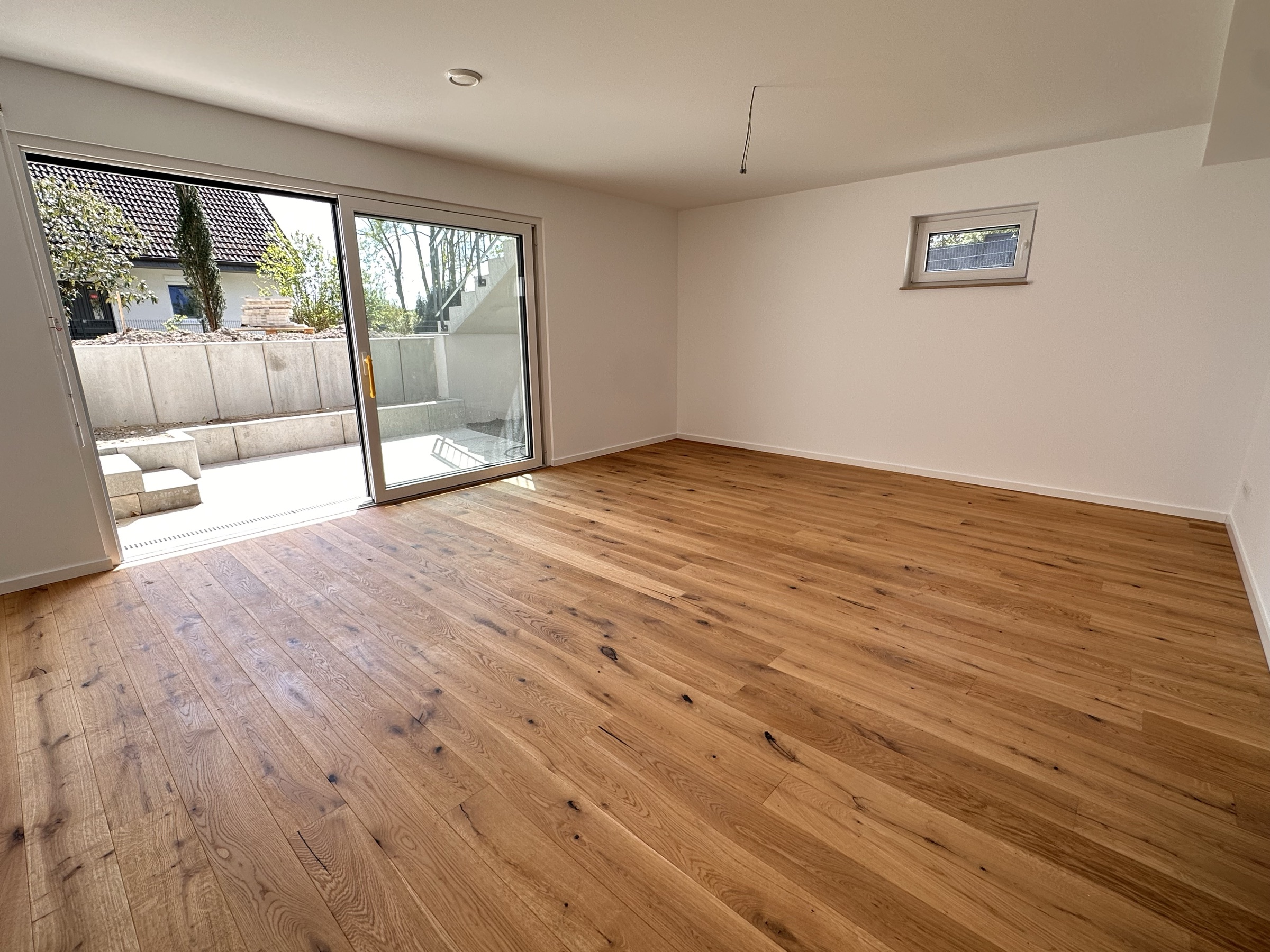 Neubau Doppelhaushälfte Berlin-Kladow — Außenansicht am Wannsee