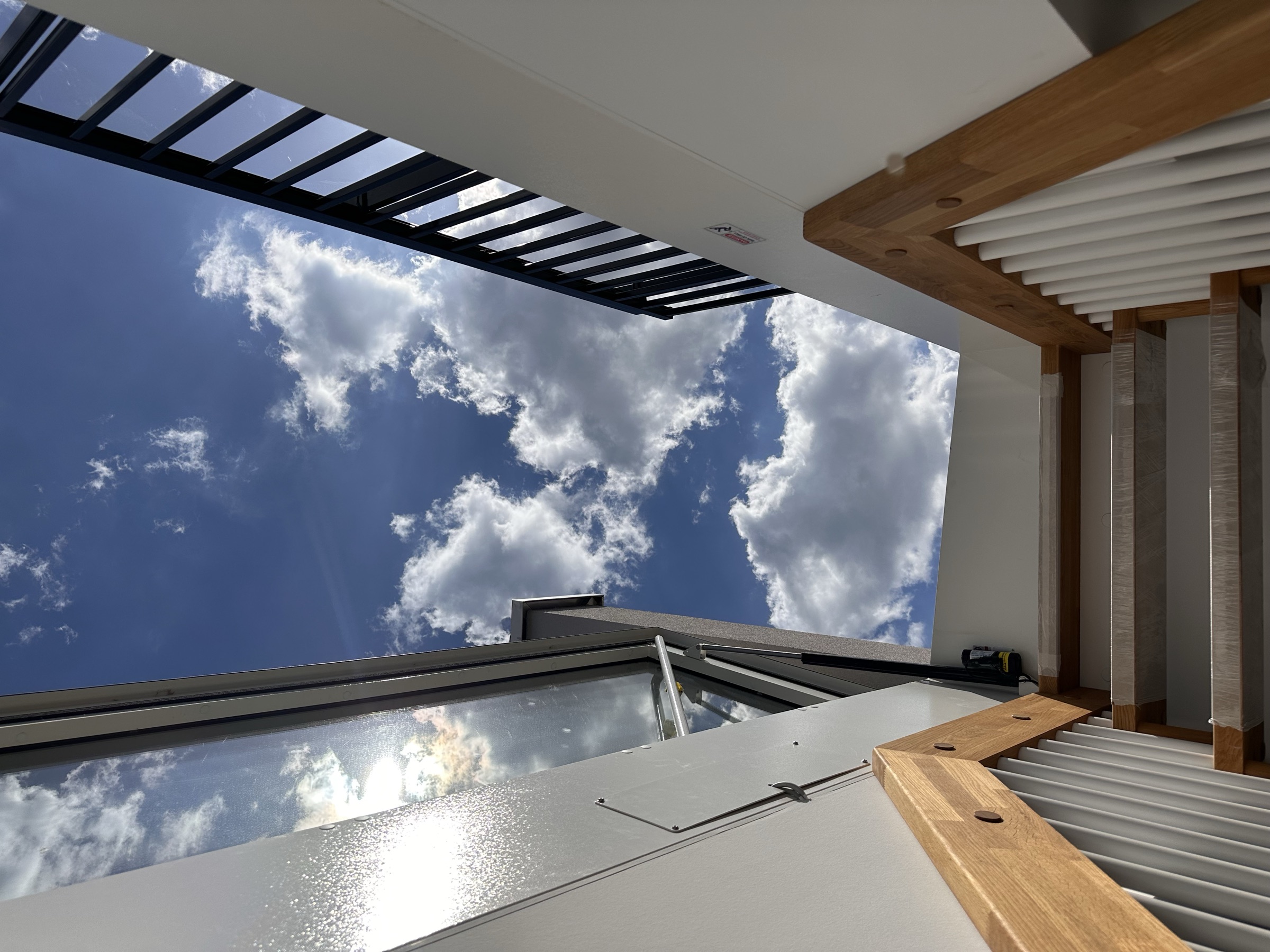 Neubau Doppelhaushälfte Berlin-Kladow — Außenansicht am Wannsee